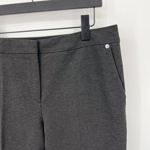 Maxmara Grey Dress Ankle Viscose Blend Pants Size 14 - Picture 2 of 8